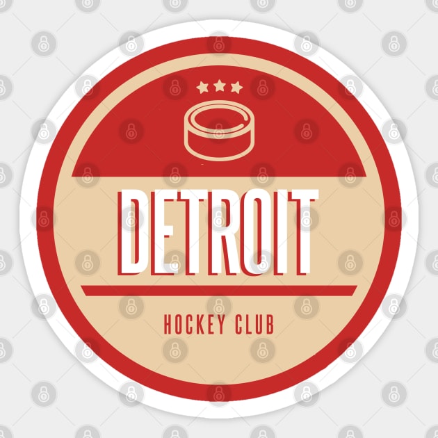 Detroit hockey club Sticker by BVHstudio